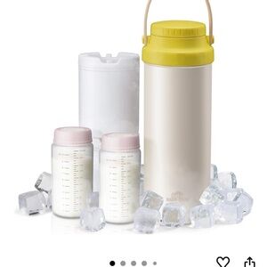 Brand new 22 oz milk Cooler with 2 bottles